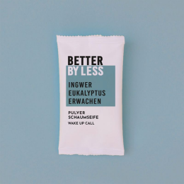 BETTER BY LESS Sachet Pulverschaumseife Wake Up Call